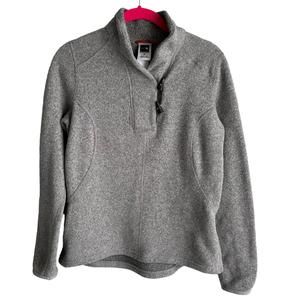 THE NORTH FACE Ladies Gray Toggle Button Casual Pullover, S